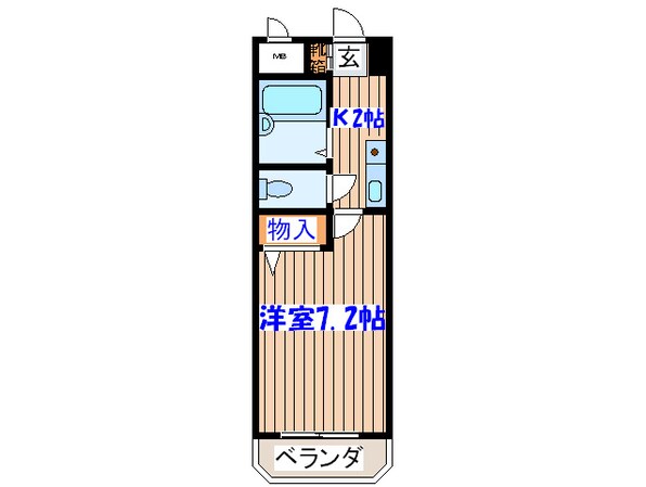 グレイスハイツ榴岡の物件間取画像